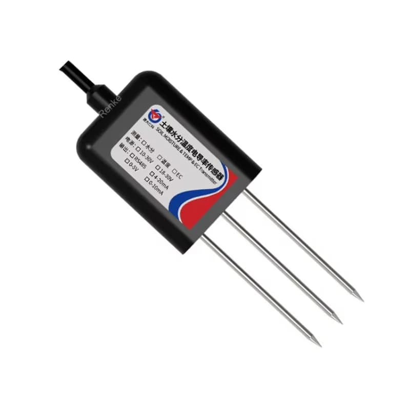 Renke RS485 Stainless Steel Soil Probes IoT Soil Moisture Sensor 4-20ma for Agriculture