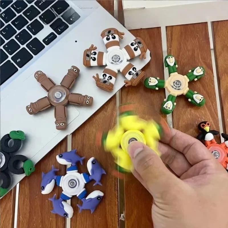 Cervello italiano Tung Sahur Sollievo Agitarsi Sensoriali Giroscopio Giocattoli Antistress Giocattoli Sensoriali per Bambini Regalo per Adulti