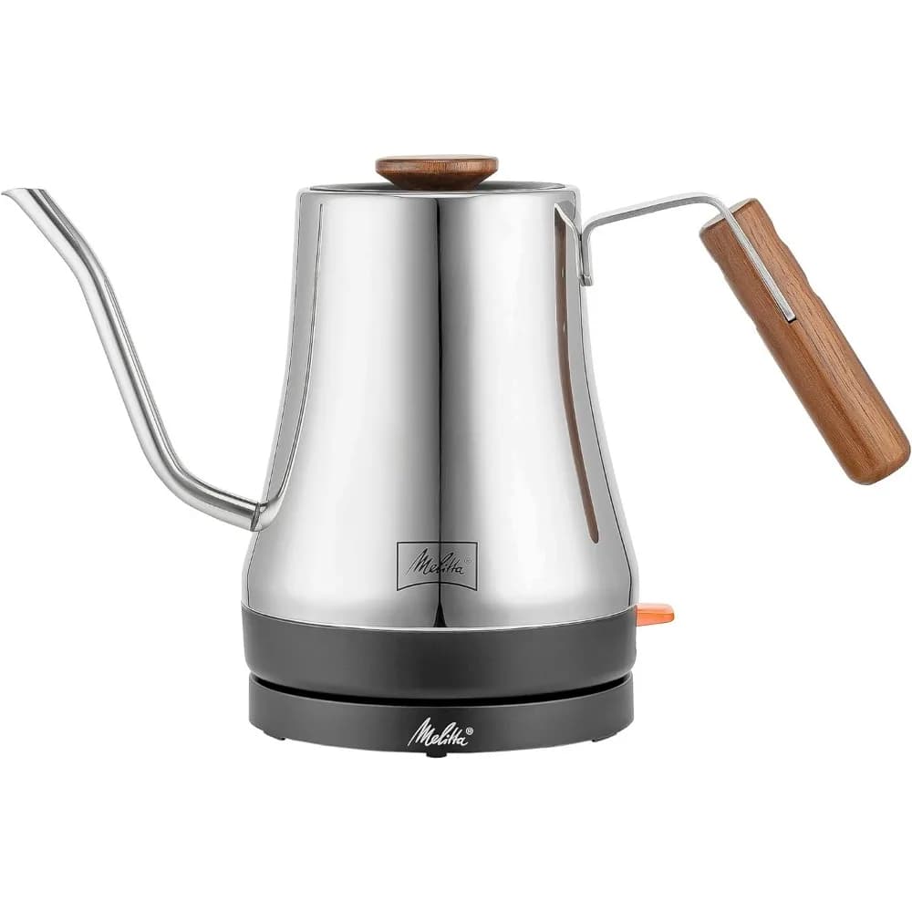 Stainless Steel Precision Electric Kettle with Oca Collo d'Oca and Wood Handle