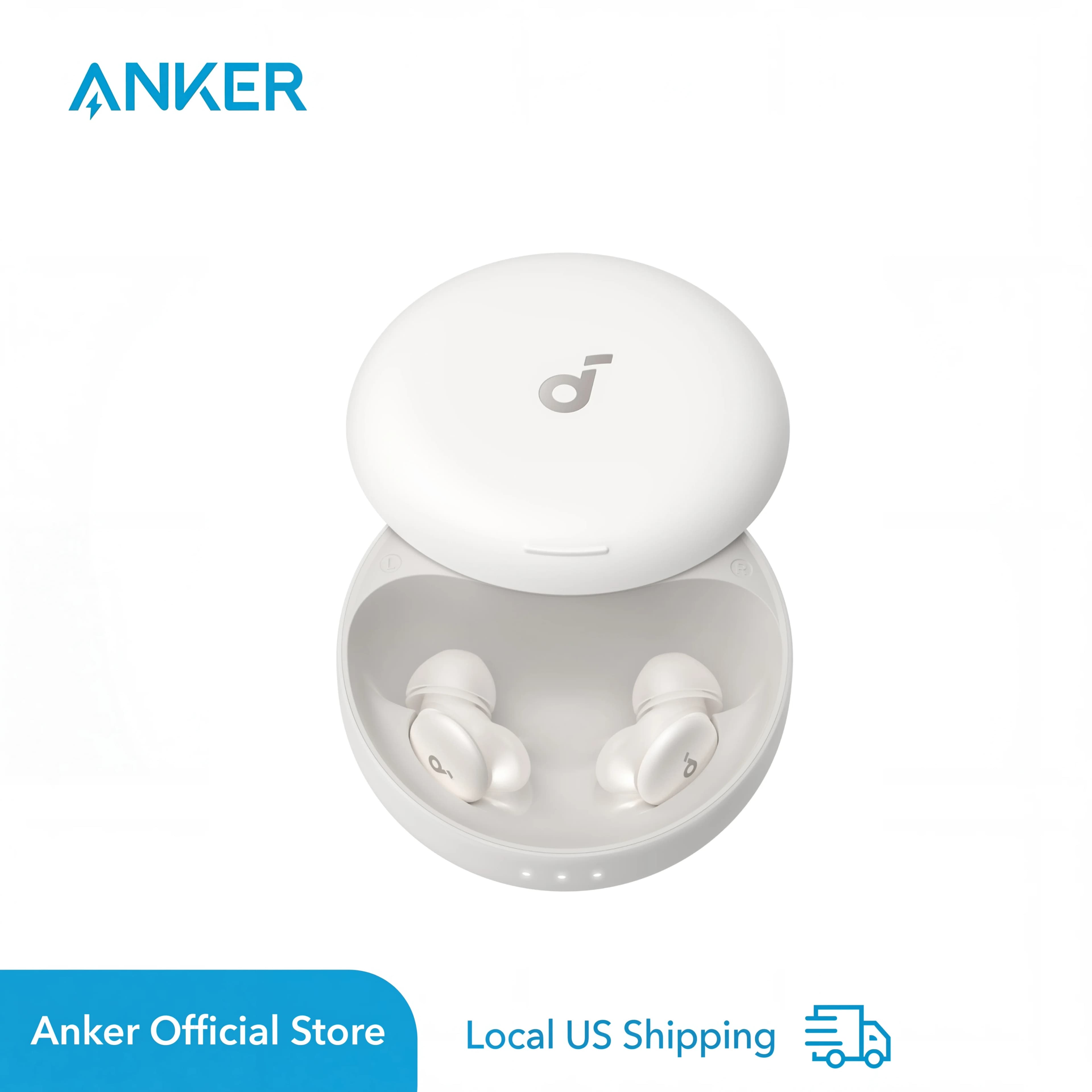 Soundcore Sleep A30 by Anker, Sleepers, Smart Headphones with Active Noise Cancellation, Russian Adactive Mask System (Reconditioned)