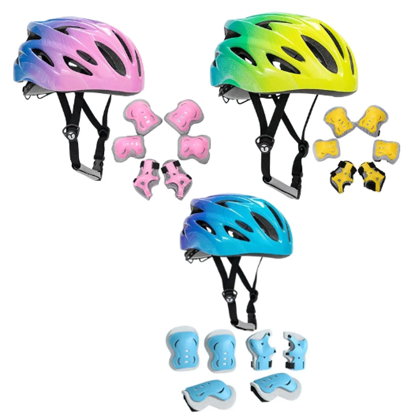 Kids Bike Helmet Gift With Wrist Guards Equipment Light Skateboard Helmet for Bike Skateboard Sports Boys