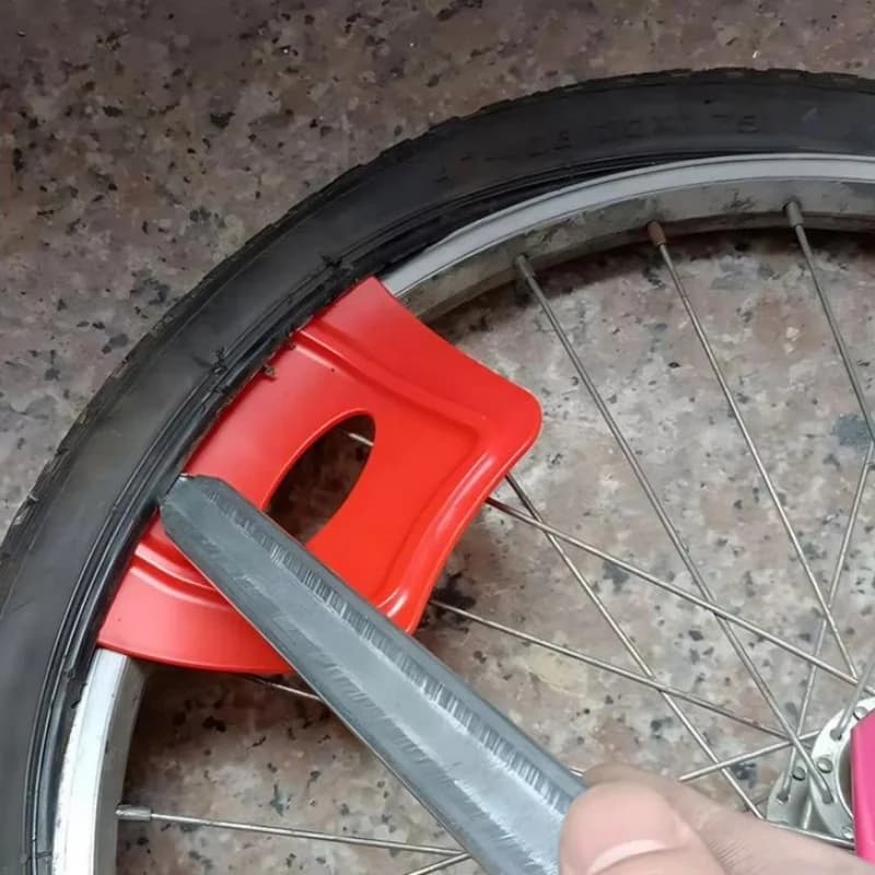 Set Cambio Gomme Moto, Attrezzo Riparazione Ruote e Pneumatici, Protezione Cerchione Universale per ATV e Moto a Quattro Ruote