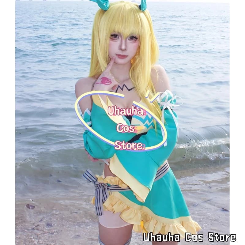 Anime Lucy Heartfilia Cosplay Costume Party Uniform Full Set Female Swimsuit Christmas Outfits Halloween Carnival Party Dress Up