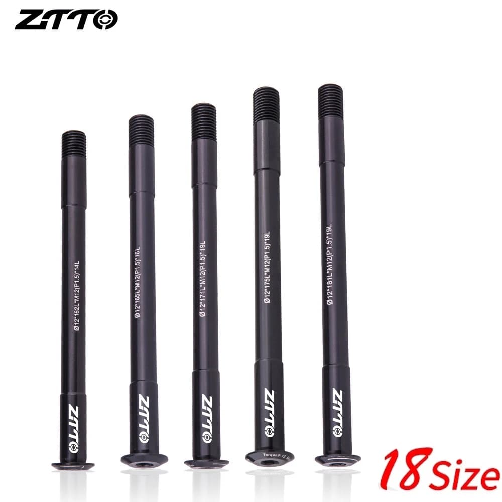 ZTTO MTB Bike 12mm 15mm perno passante bici da strada albero mozzo anteriore posteriore spiedini asse ruota albero mozzo 15x100 12x142 12x100 12x148 15x110