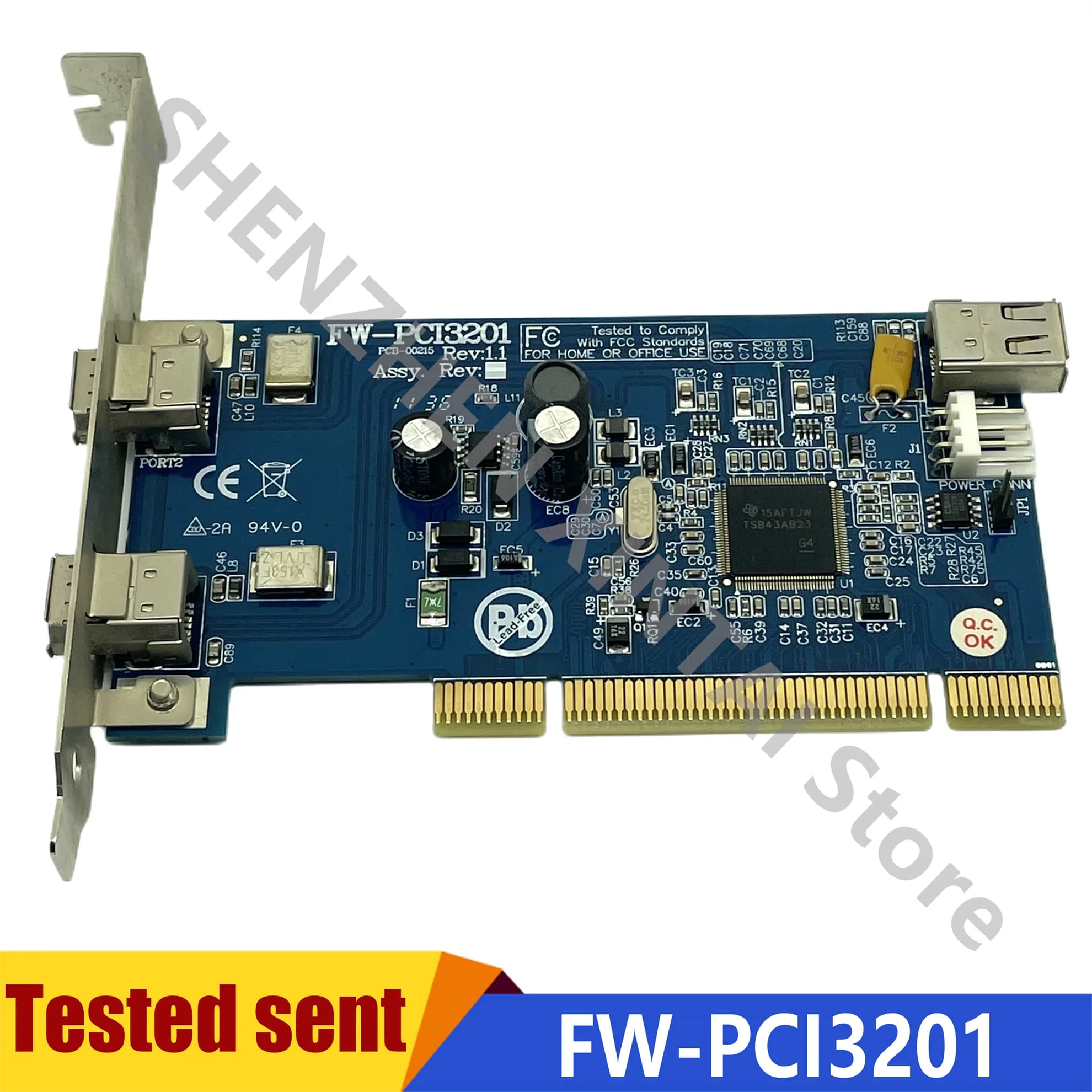 100% funzionante originale FW-PCI3201 FW-PCI3201 Rev:1.1 scheda di acquisizione