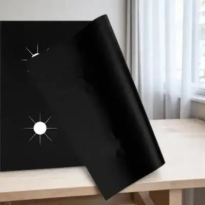 Set di Protezioni per Fornelli a Gas Riutilizzabili Resistenti al Calore con Spazzola per la Pulizia, Adatte per la Maggior Parte dei Fornelli a Gas