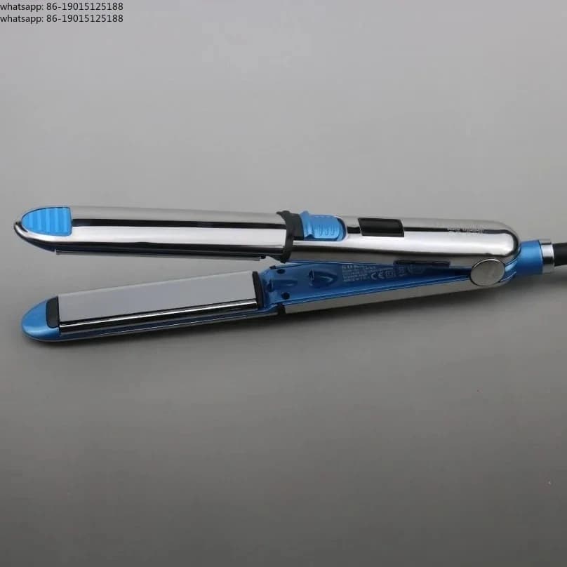 Nuovo modello 2026: Piastra lisciante elettrica con clip in ceramica, non danneggia il capello, con display integrato.