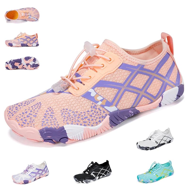 Scarpe da trampolino da uomo Scarpe da nuoto da donna Sneakers Sandali da spiaggia a piedi nudi Scarpe da acqua a monte Scarpe da acqua da palestra per immersioni in mare ad asciugatura rapida