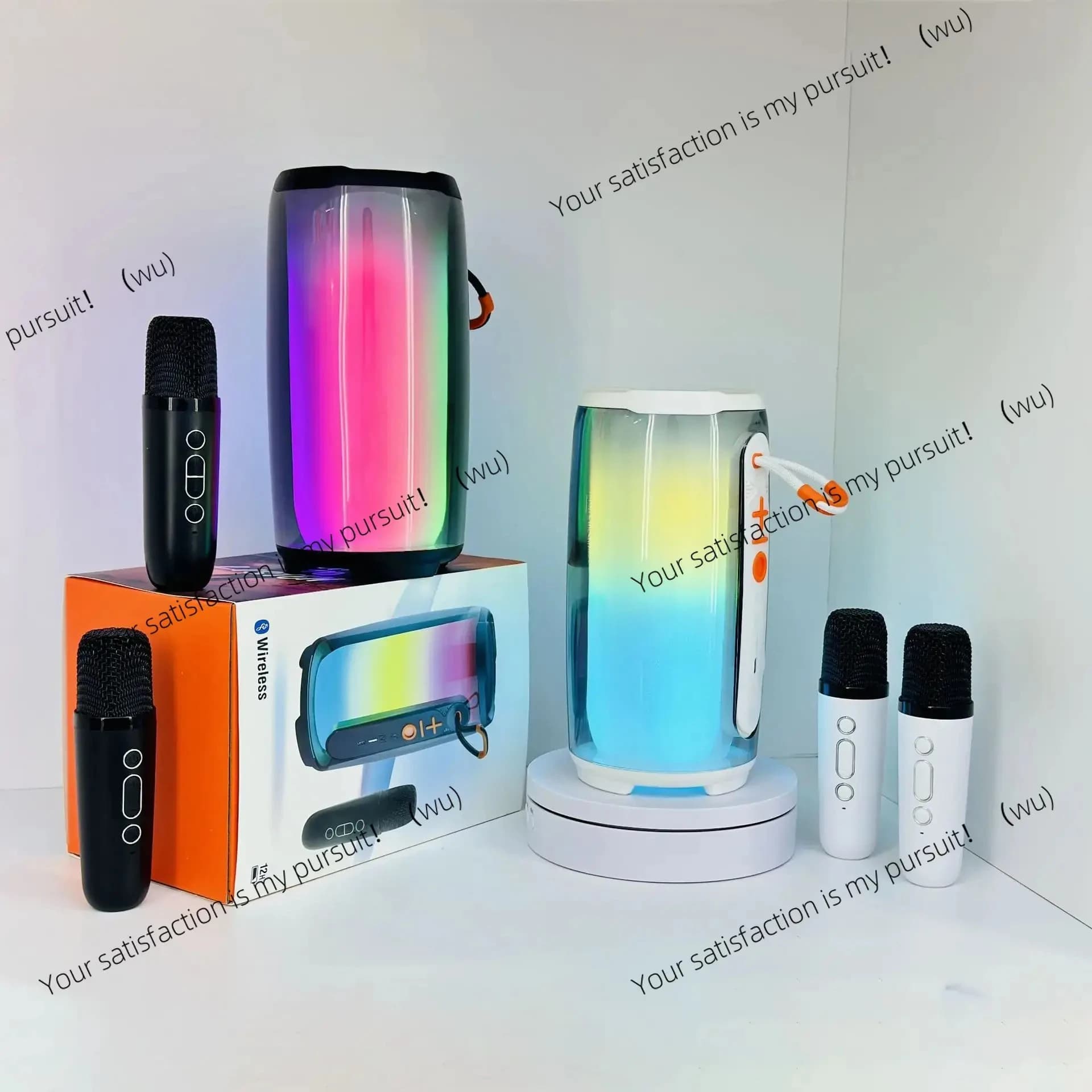 Altoparlante Bluetooth, desktop, esterno, luce RGB a schermo intero, altoparlante wireless a colori.