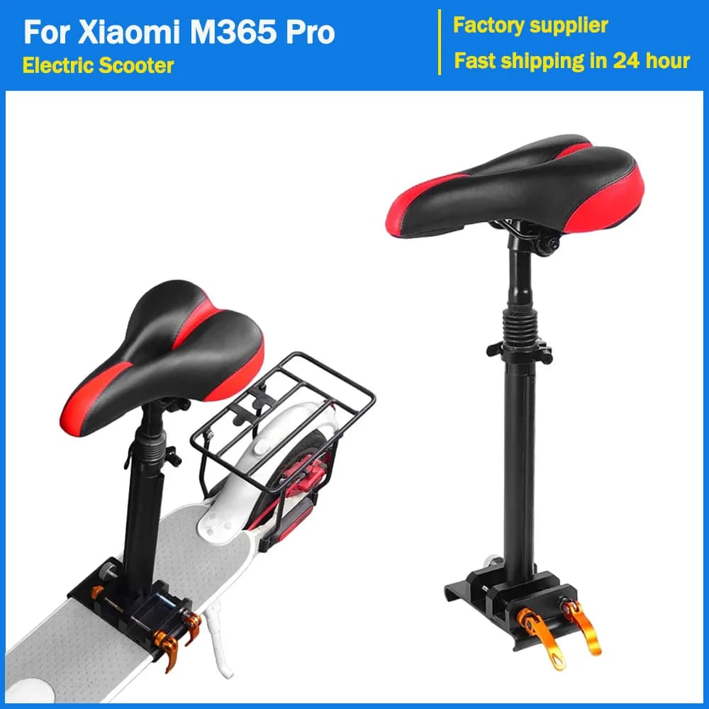 Scooter Seat for Xiaomi M365 Pro 1S Electric Scooter Foldable Height Chair Adjustable Shock Absorption Folding Saddle Seats Part