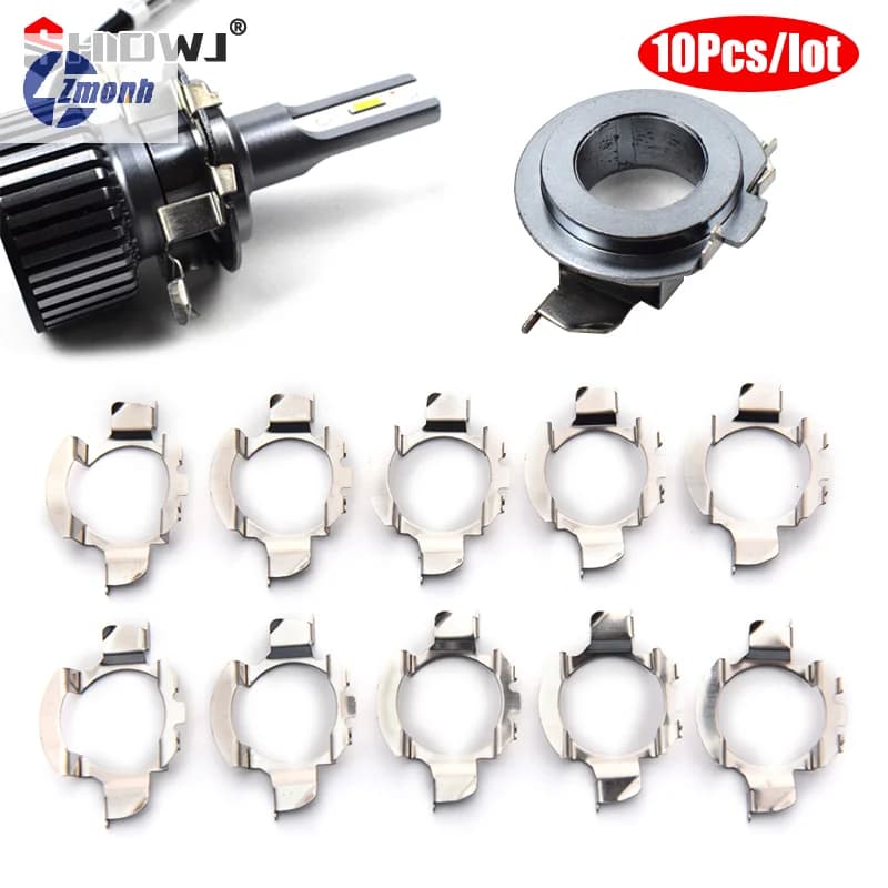 New！10Pcs H7 Adapter Headlamp Socket Car Led Bulb Holder Lamp Base For D101 Headlight Adapter Car Accessories