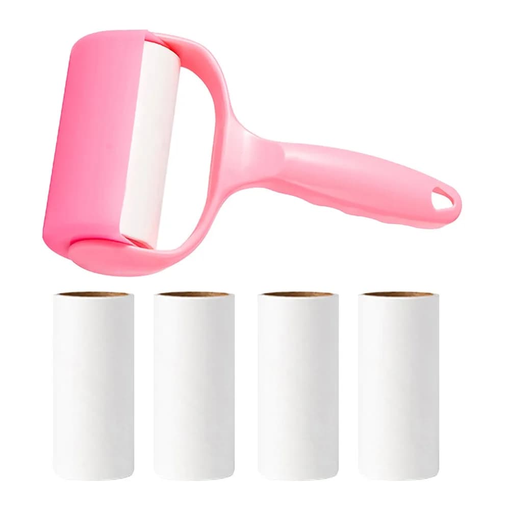 Convenient Multifunctional Lint Roller ABS Sticky Roll Paper Pet Hair Remover Paper Removal Brush Pet Hair