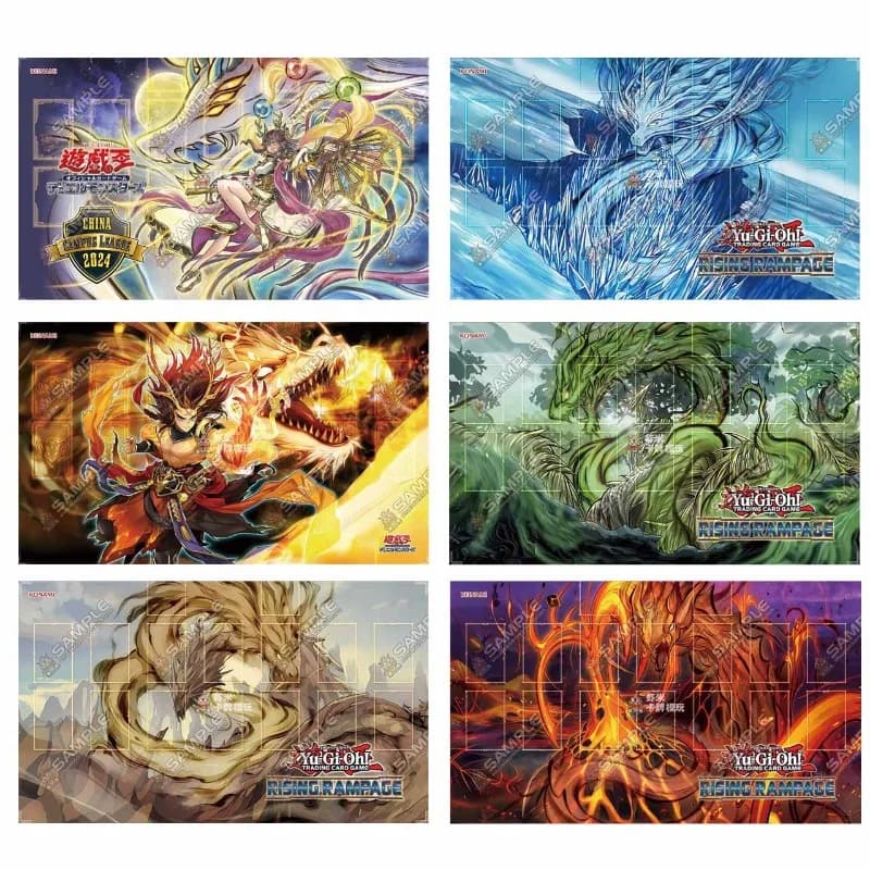 Tenyi Spirit Series Yu-Gi-Oh! Tappetino per giochi di carte collezionabili 60x35 cm Tenyi Spirit-Suruya Tenyi Spirit- Tappetino per giochi da tavolo in gomma Mapura