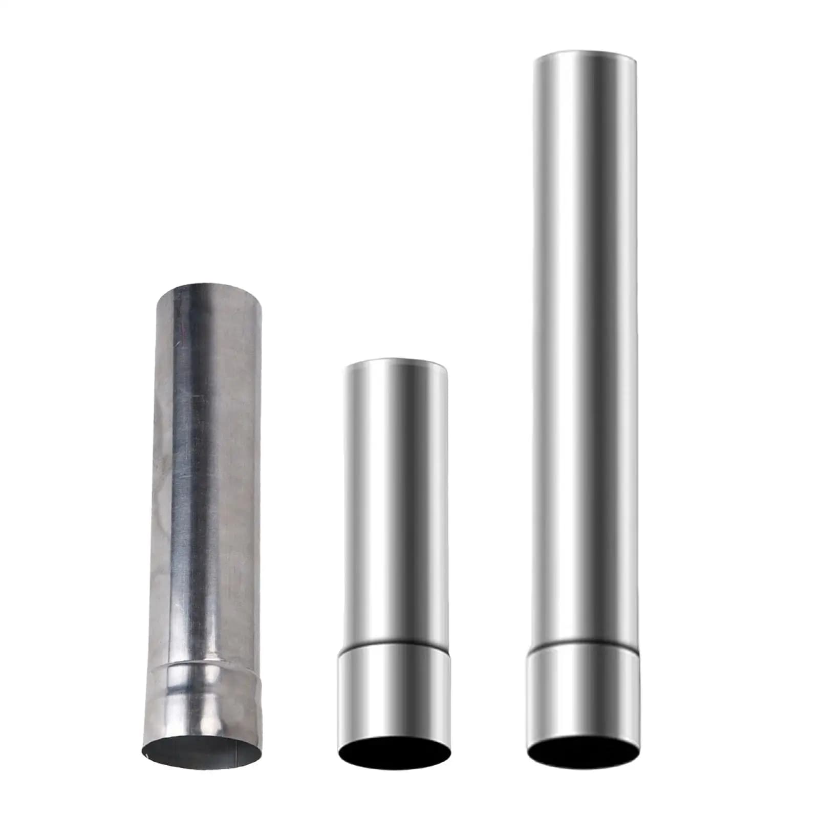 Prolong pipe chimney chimney for combustion of camping winter heater wood logs