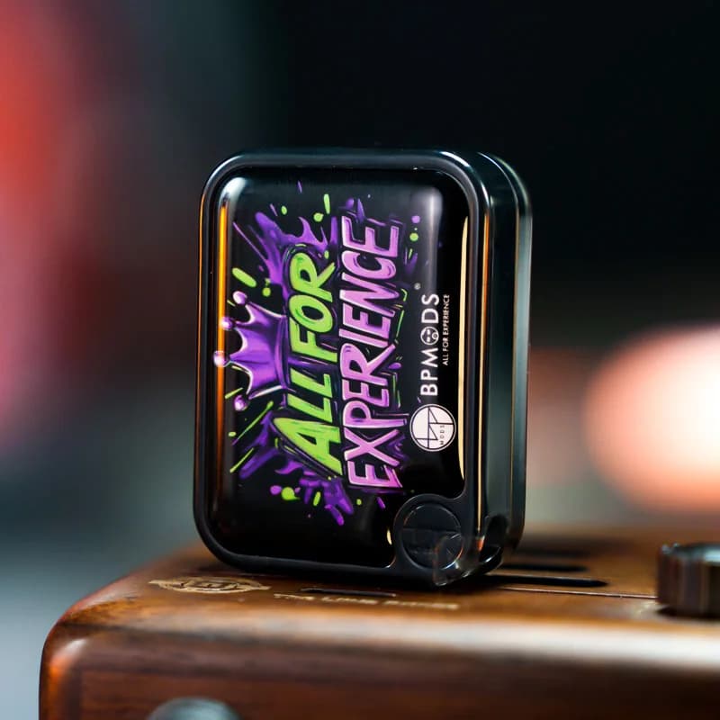 Autentico BPMODS Mini cristallo giocattolo antistress paragrafo meccanico DingDing carta di spinta dritta EDC Fidget Spinner