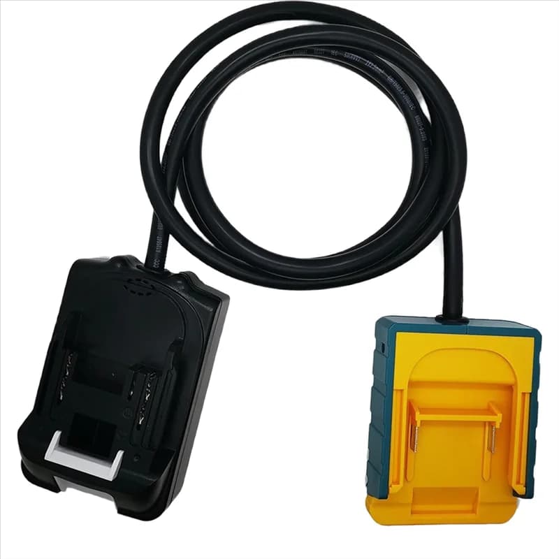 ABJN-Cavo di prolunga per utensili a batteria da 18V-20V, cavo da 1,5 m con clip da cintura, design leggero C