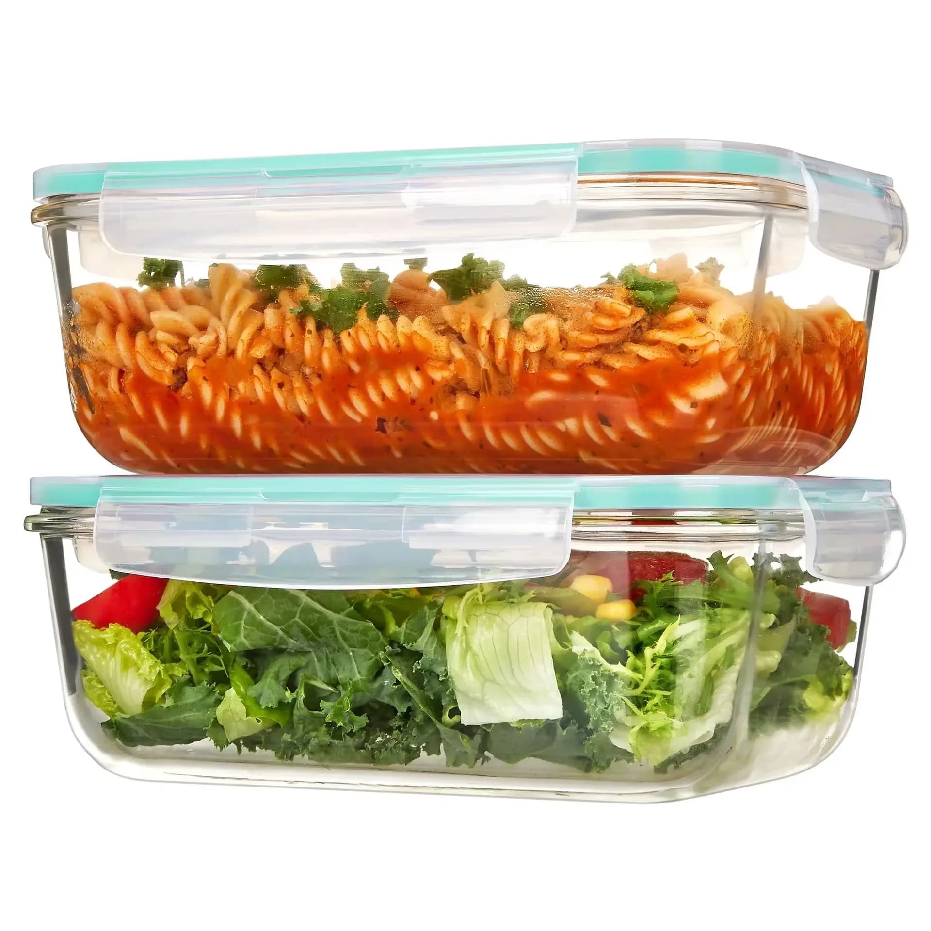 Contenitore in Vetro per Alimenti con Coperchio Ermetico, Adatto per Microonde, Forno, Congelatore e Lavastoviglie, Novità 2026