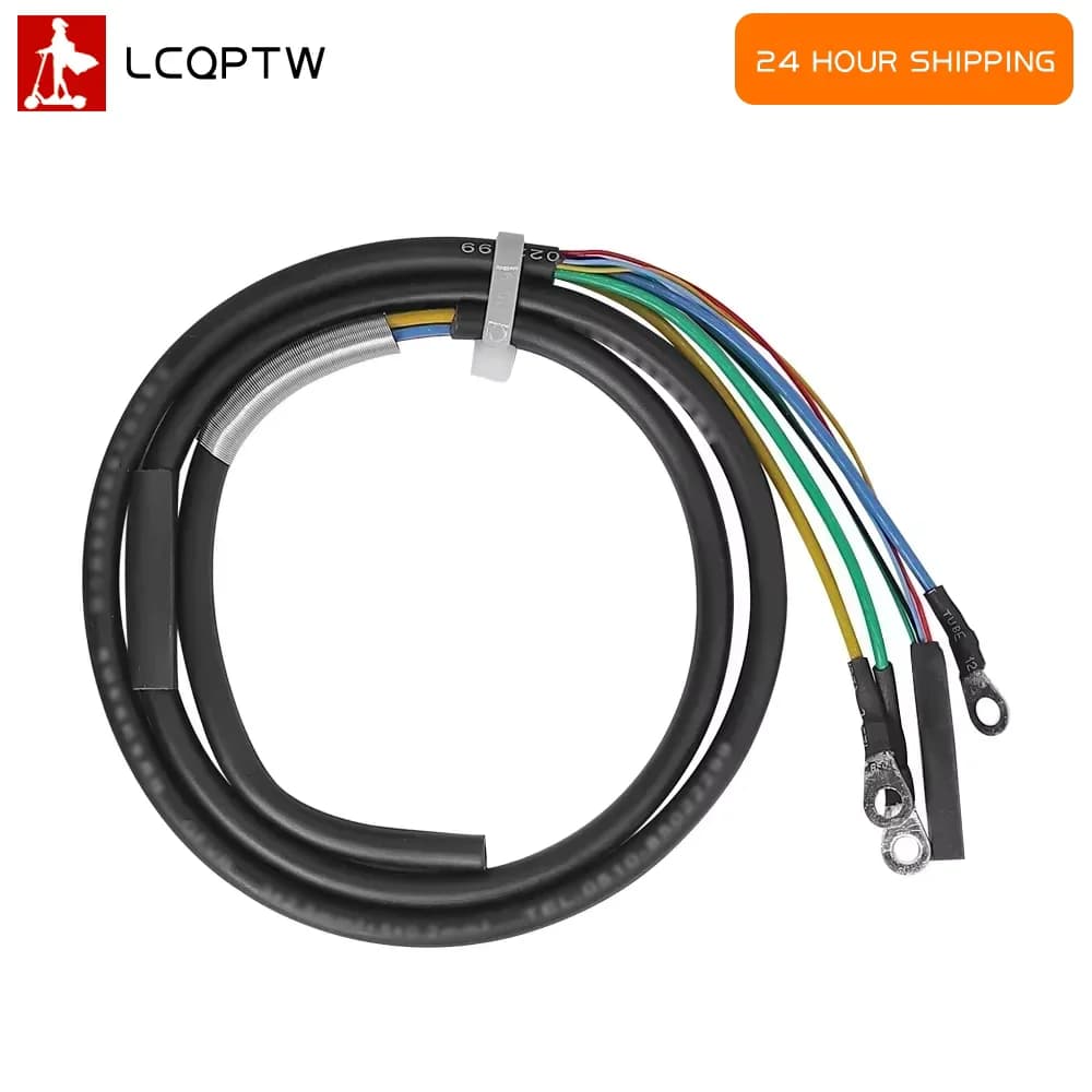 2mm² 2.5mm² Pure Copper Brushless DC Motor Wire Hall Sensor Wire Motor Phase Cable Replacement Part for Electric Bicycle Scooter