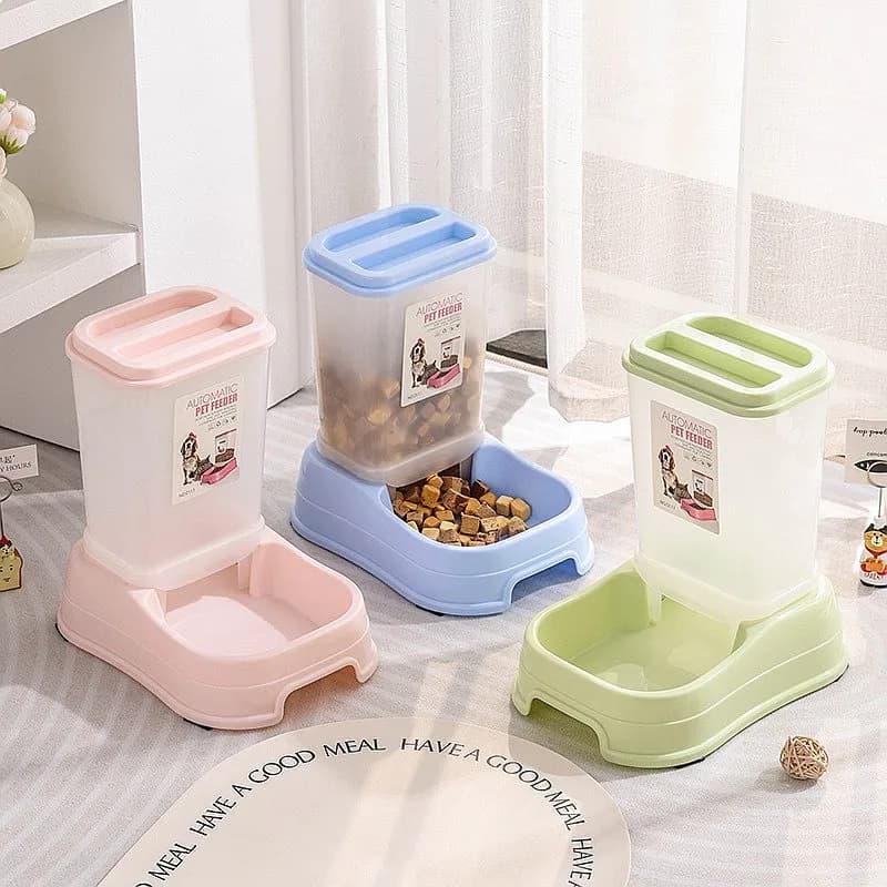 Pet Dog Automatic Feeder Large Capacity Cat Bowl Pet Food Dispenser