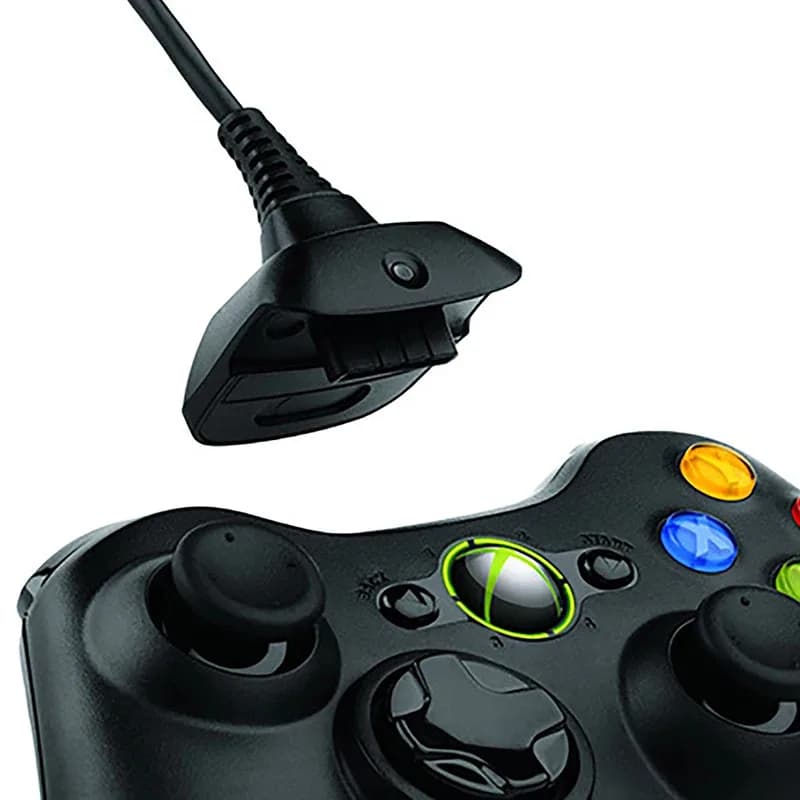 Cavo di Connessione per Controller Wireless XBOX 360, Accessorio USB da 1,5M per Ricarica e Gioco, Cavo Caricatore per Controller Wireless