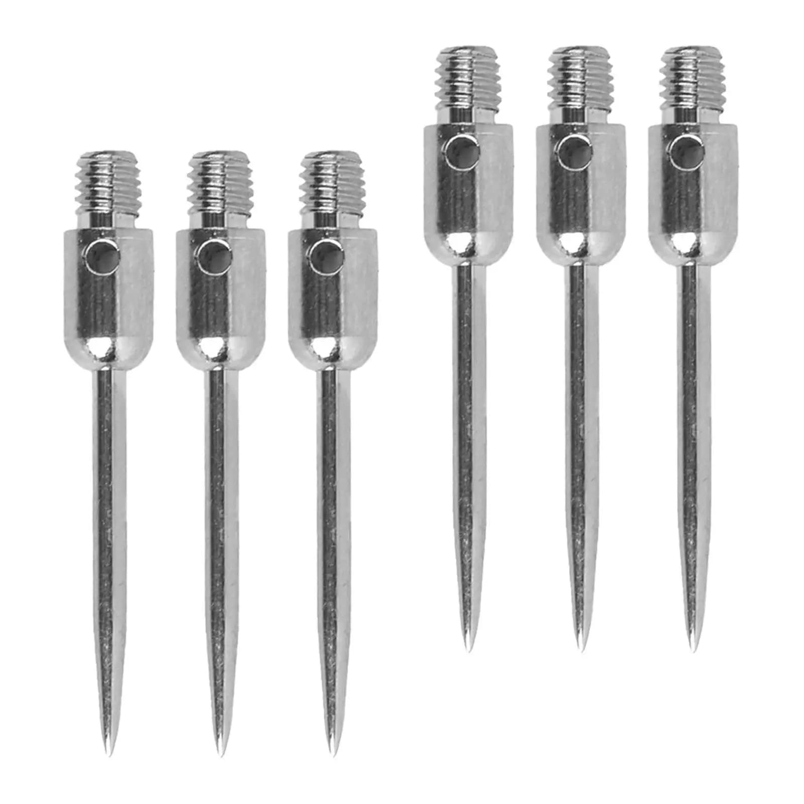 Steel Point Converter Points 32mm Silver Darts Steel Tips Metal Tip Upgrade for Soft Tip Dart Board Players