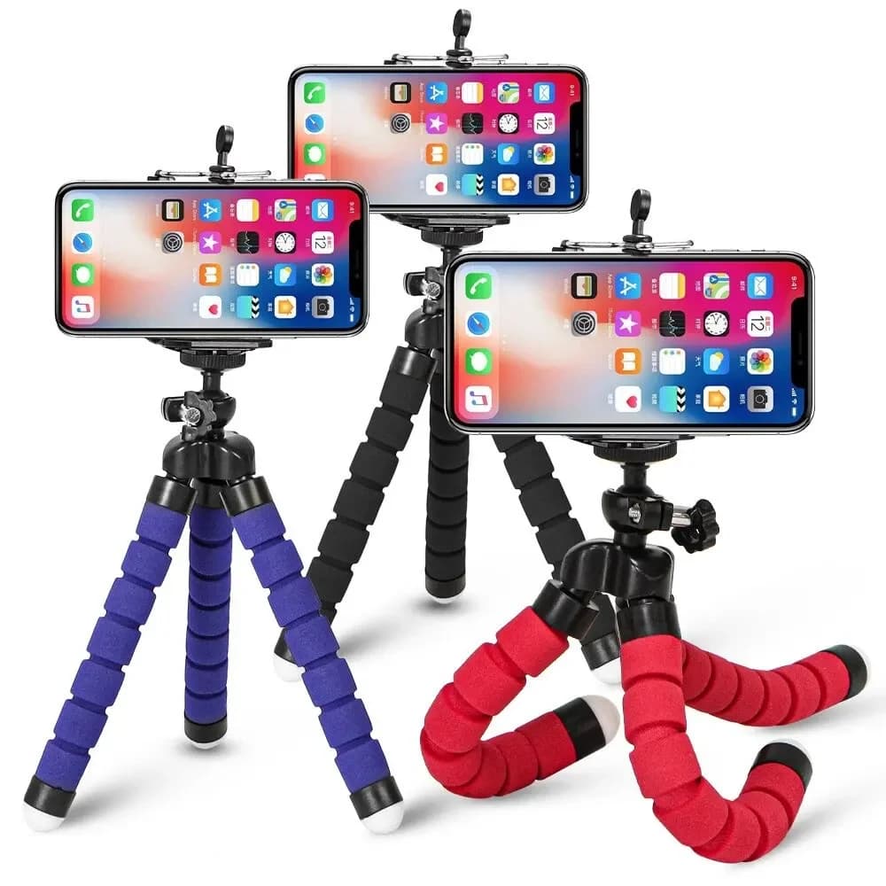 Tripods for mobile phone support for camera Clips Single-foot Smartphone Stand Octopus Mini Tripod Stativ for phone