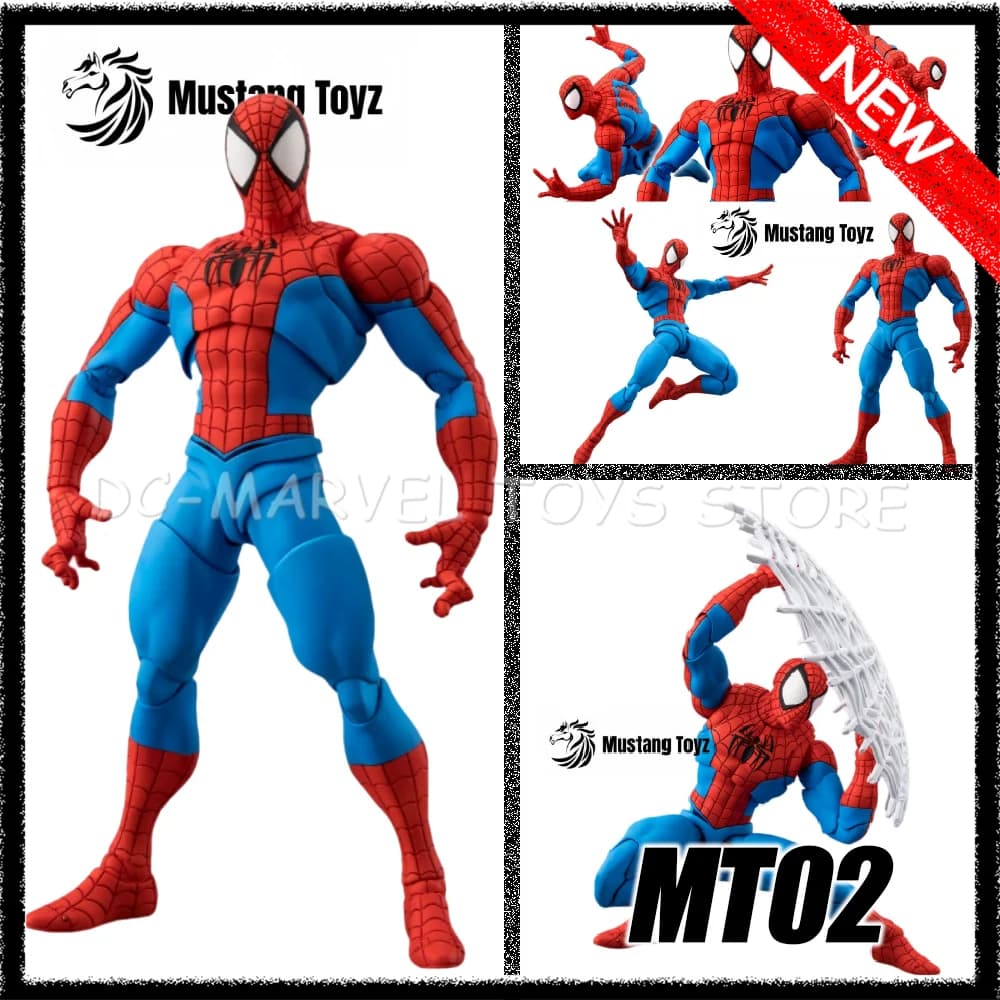 Nuove Action Figure da Collezione Mustang Toyz MT02 Spider-Man, Action Figure Anime