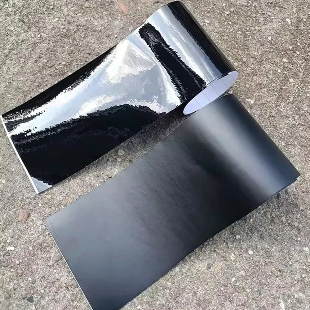 1 rotolo 10x100 cm/300 cm opaco lucido nero pellicola di vinile adesivo carrozzeria adesivo foglio di avvolgimento impermeabile caschi moto decalcomanie