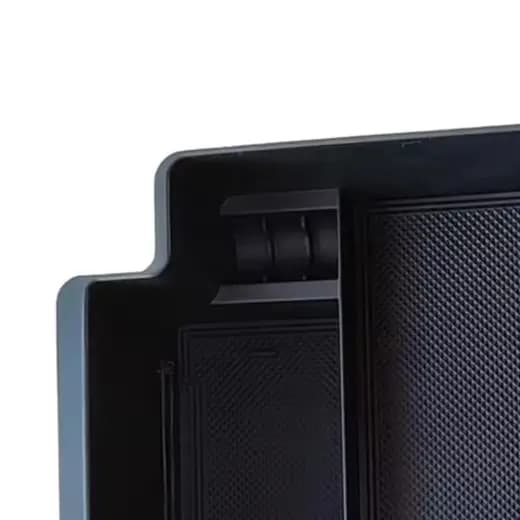 Waterproof Storage Box For GMC For Sierra 2022-2024 Armrest Organizer Car Interior Accessories Plastic Black Tray