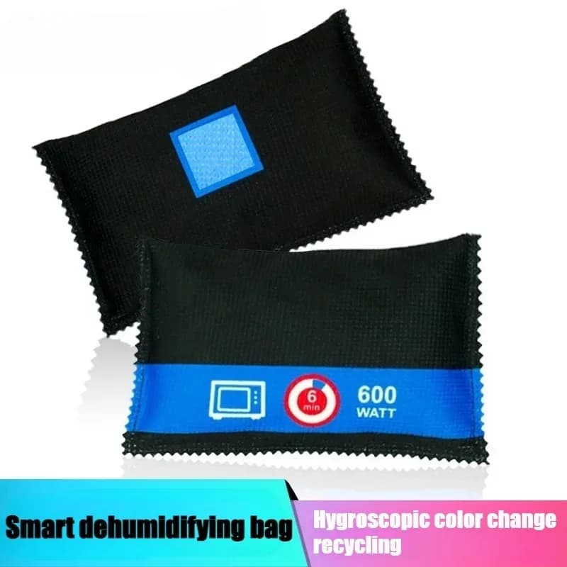Deumidificatore per Casa, Armadio e Auto, Sacchetto Assorbiumidità Grande, Assorbitore di Umidità Riutilizzabile, Sacchetto Deumidificante