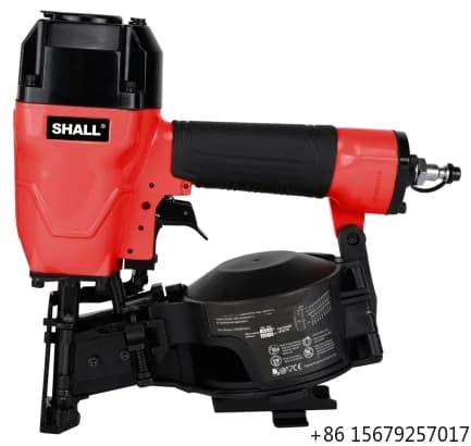 CN45 Oil-Free Pneumatic Staple Gun, Professional Heavy-Duty Stapler for Wood, Upholstery 3/4"- 1-3/4" Nails