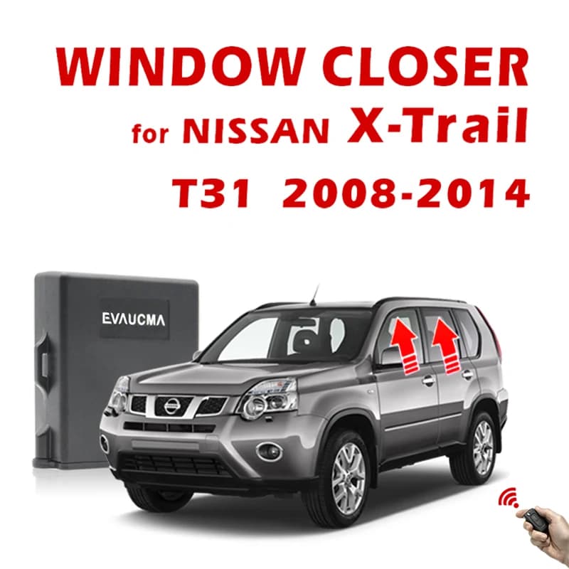 Chiusura Automatica Finestrini Auto per Qashqai J10 2007-2015, Accessorio Allarme Auto per 4 Porte