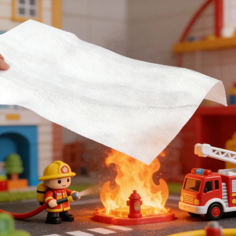 1 pz Coperta Antincendio Portatile di Emergenza, Coperta Ignifuga per Soppressione Incendi, Riparo di Sopravvivenza, Estintore, Spedizione Casuale