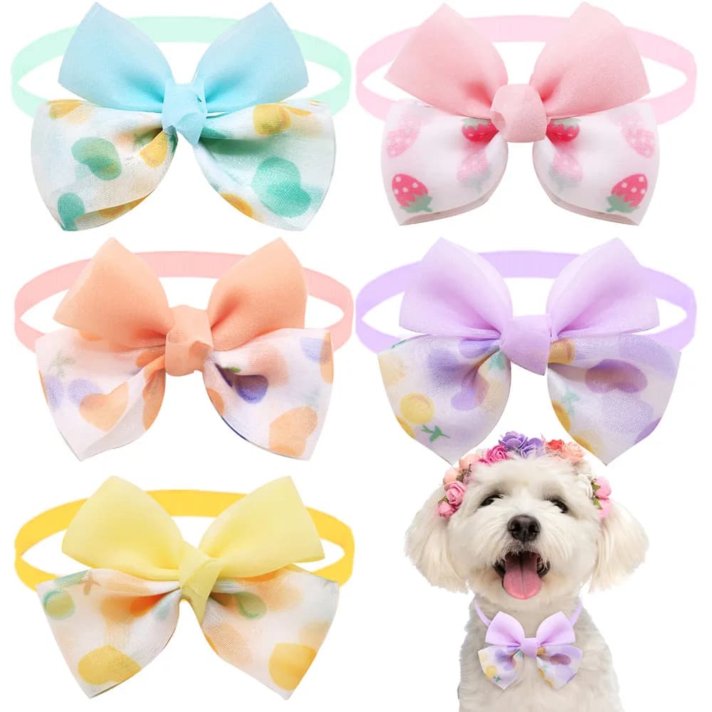 50 pezzi moda farfallino per cani moda carino pet dog papillon collare per cani animali domestici toelettatura forniture per animali domestici accessori per cani per cani