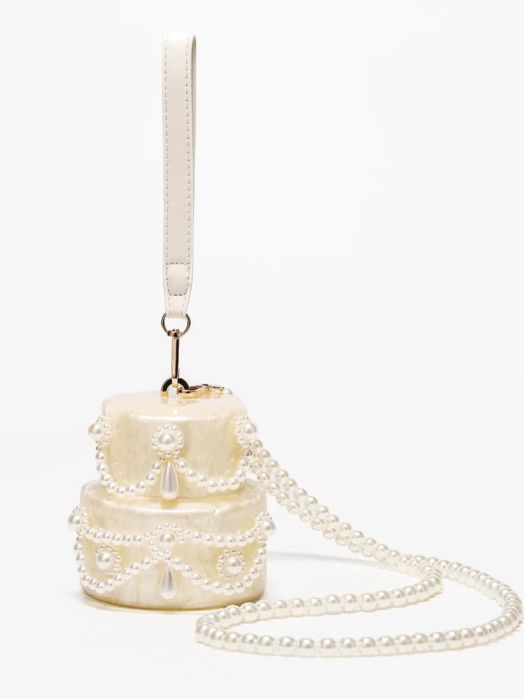 2026 Acrylic Ladies Clutch Bag Shoulder Crossbody Wedding Dinner Party Handbag Fashionable Shape Macaron Style Handheld