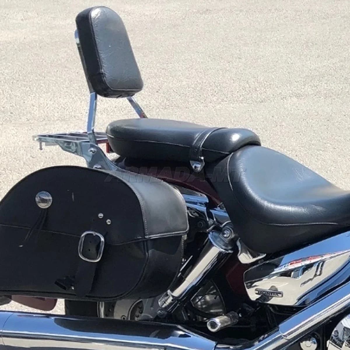 For Honda VTX 1300R VTX1800R Motorcycle Rear Backrest Sissy Bar Luggage Rack Passenger Cushion VTX 1800S 1300S VTX1800N VTX1300N