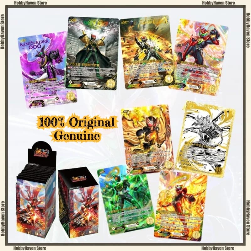 Disponibile Gioco di carte Kamen Rider Heroes Vs. Regalo di raccolta di carte da battaglia periferiche autentiche dell'edizione del 15° anniversario di Oz