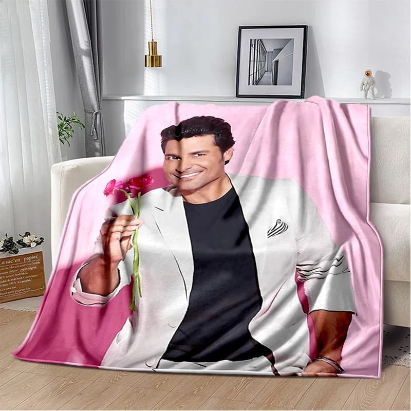 2025 Nuovo stile Chayanne Porto Rican Latin Pop Morbide coperte, mantengono caldo la coperta comoda coperta per letti divano regalo per la casa