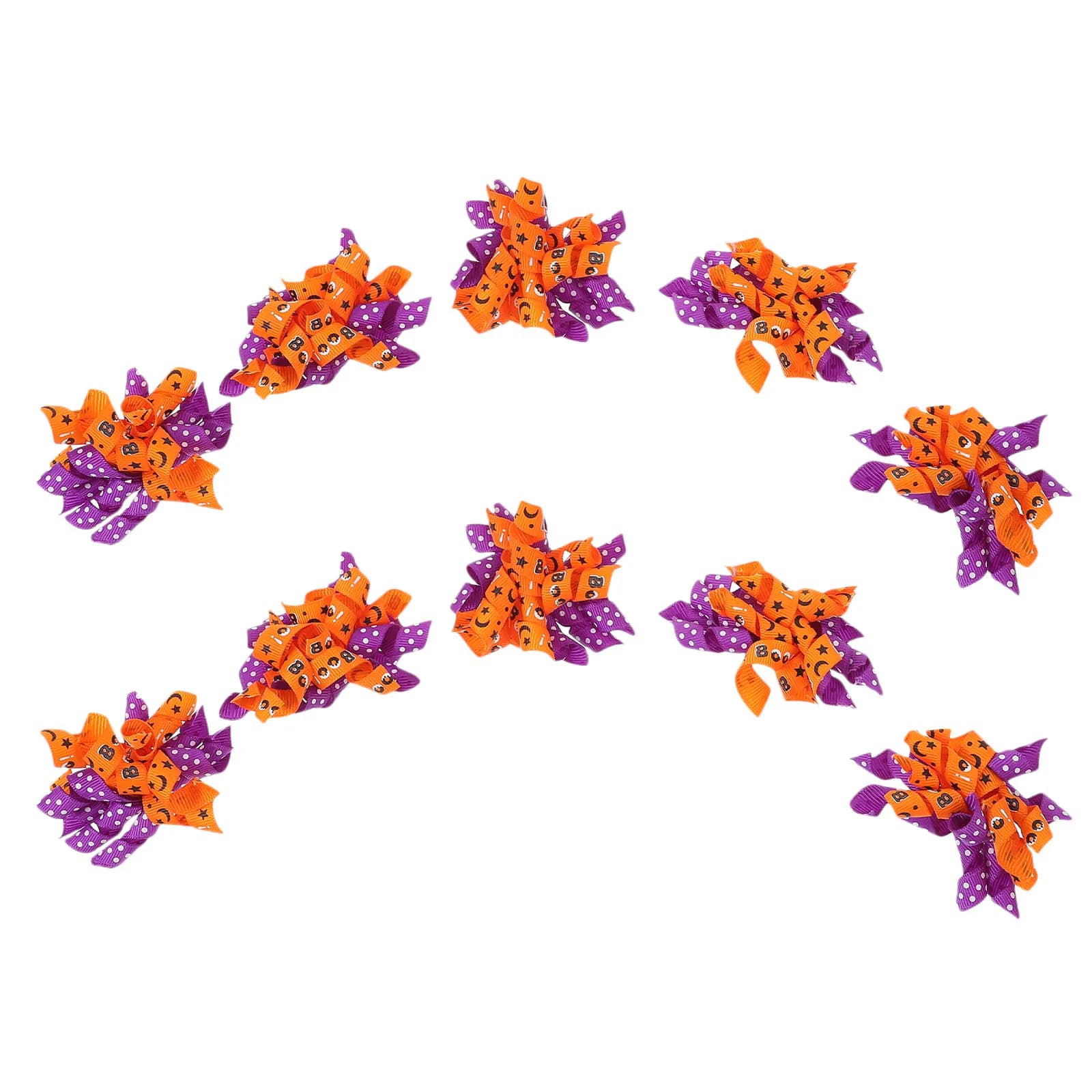 10 Pezzi Fiocchi per Capelli per Animali Domestici, Fiocchetti per Cani di Halloween, Accessori per la Toelettatura di Cuccioli, Decorazioni Affascinanti per Gatti, Conigli e Ragazze