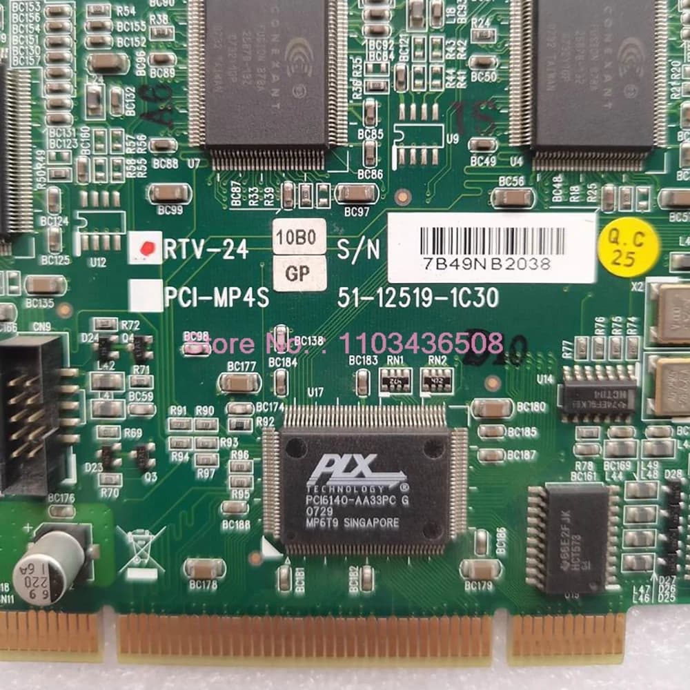RTV-24 51-12519-1C30 Sensore di segnale di controllo dell'interruttore della scheda di acquisizione immagine a quattro canali