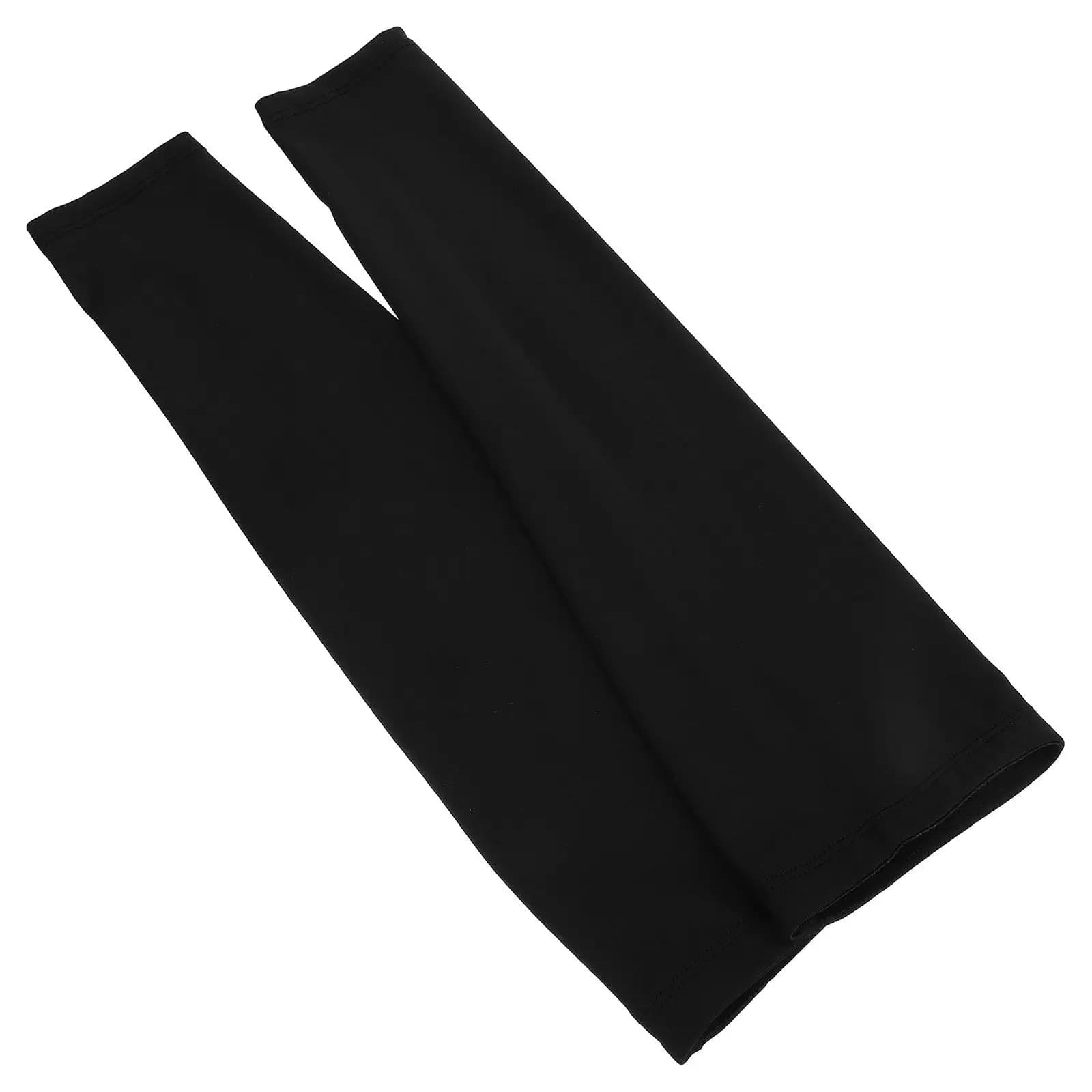 1 Paio di Manicotti di Pallavolo Neri per Giovani e Men XL, Traspiranti, a Compressione, Imbottiti, Protection Gomito e Avambraccio per Passaggi e Colpi