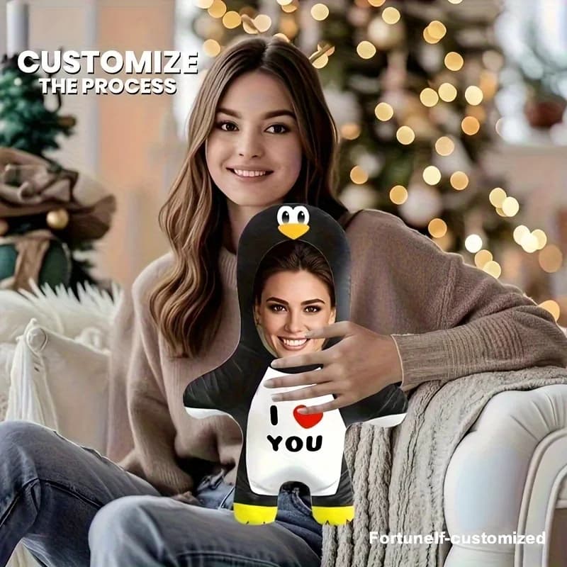 Design fotografico personalizzato per regali di San Valentino, regalo commemorativo in morbido tessuto peluche e cuscini decorativi per sedie