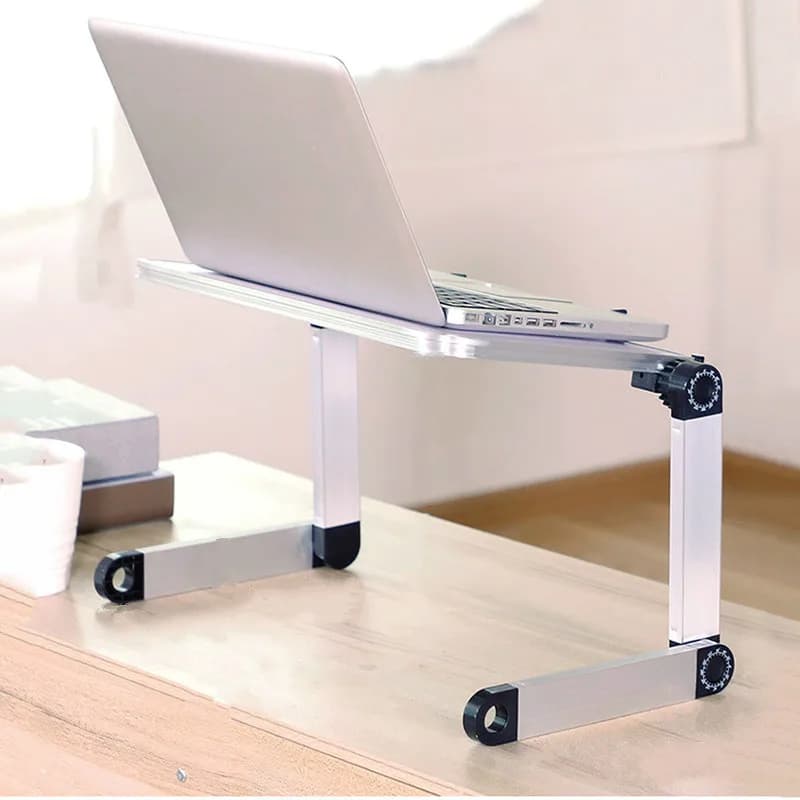 Supporto da tavolo pieghevole portatile da scrivania in lega di alluminio Supporto ergonomico per computer portatile per notebook per PC notebook da 11-17 pollici
