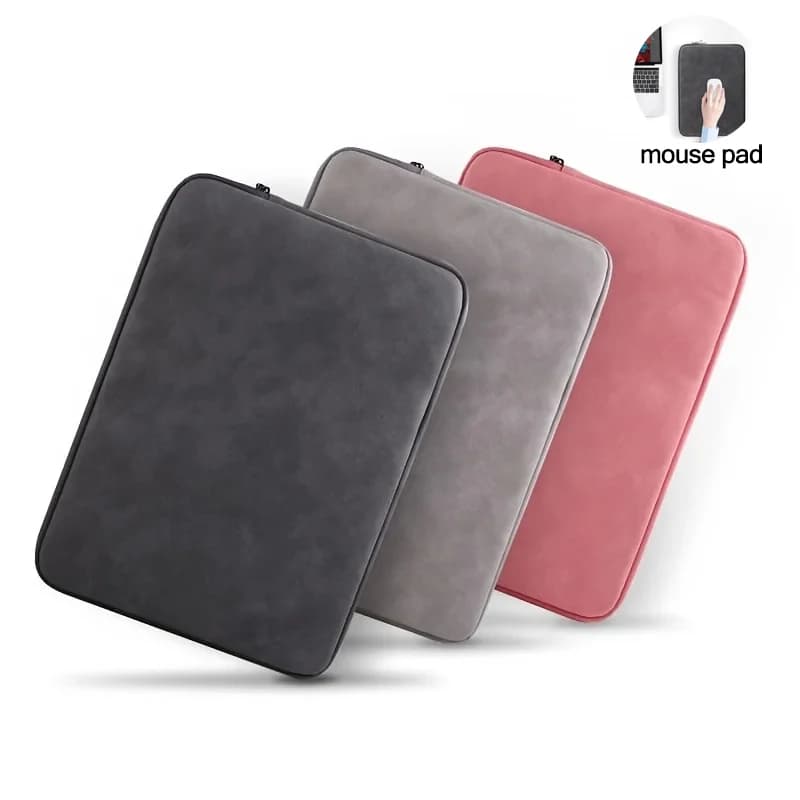 Waterproof leather tablet protective case computer liner 113 inches 15 inches portable waterproof laptop briefcase, iPad storage