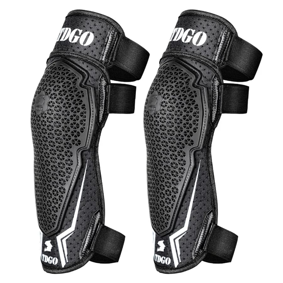 Ginocchiere traspiranti per motociclismo estivo Protezioni per bici da corsa leggere Accessorio protettivo per ciclismo regolabile in rete