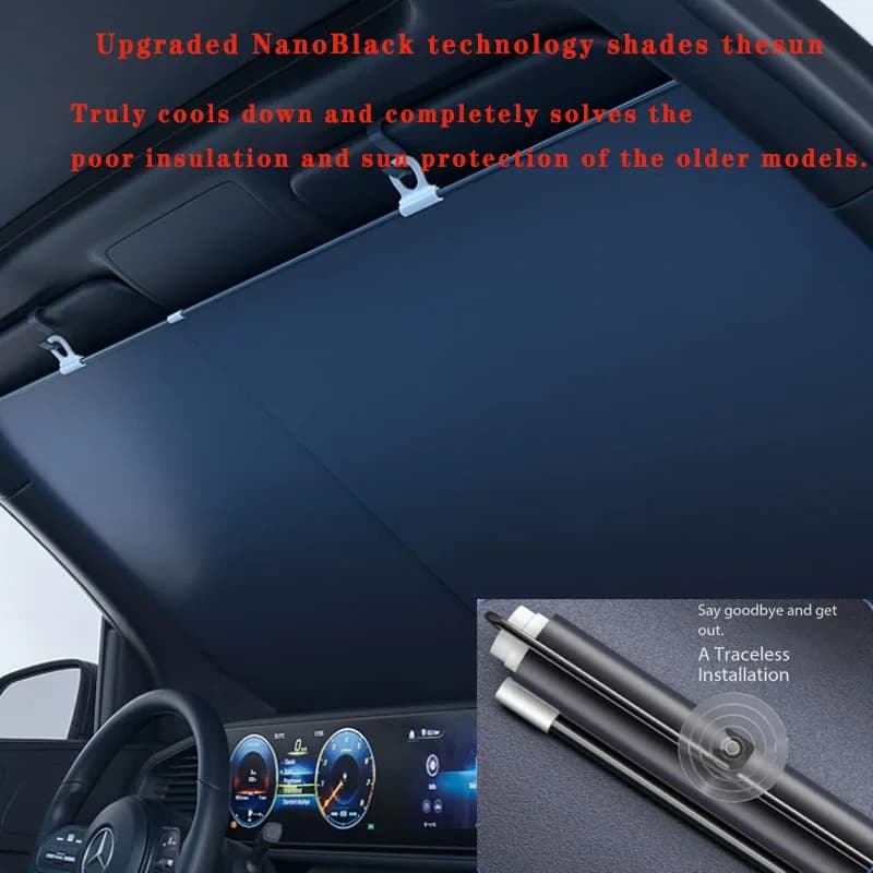 Parasole Universale per Auto, Protezione Solare per Parabrezza Anteriore, Tenda Isolante Termica Estiva per Interni Auto