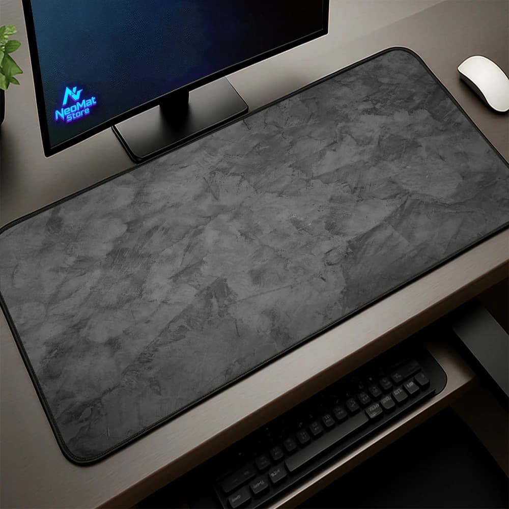 Large Mouse Pad Gray 5mm Mousepad Xxl Mouse Base Office Accessories Desk Pads Pc Games Minimalist Rug Non-slip Rubber Carpet