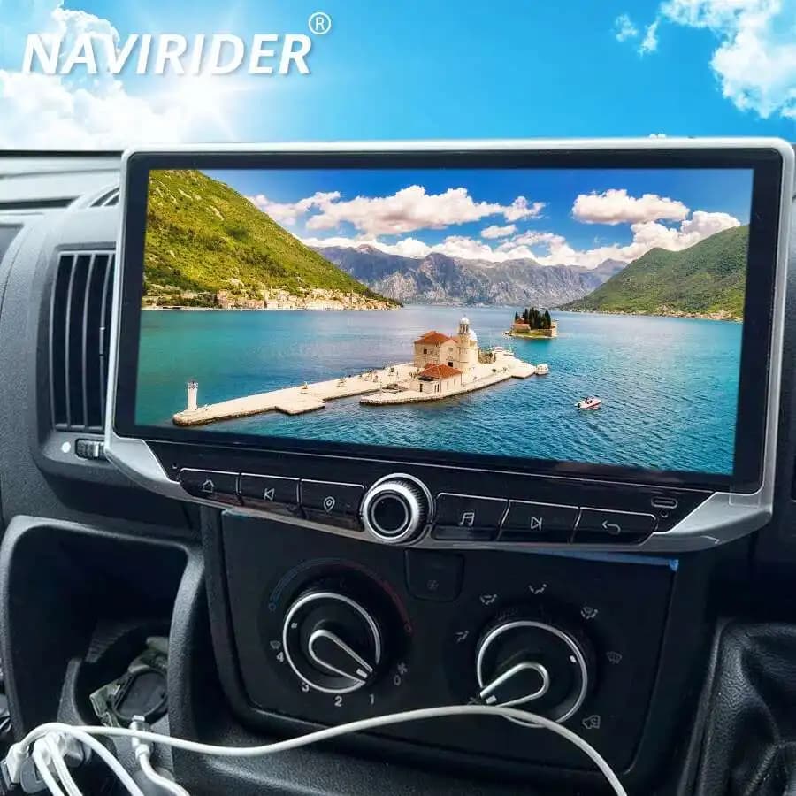 10.88 pollici Android 15 Qled Schermo Multimedia Autoradio Per FIAT DUCATO 2016 2017 2018 2022 Radio WIFI Bluetooth CarPlay GPS DSP