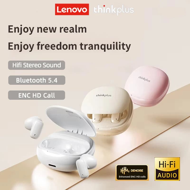 Lenovo LP29 PRO Bluetooth 5.4 wireless earphones TWS Hifi stereo headphones Noise reduction Gamer Sports earphones with microphone