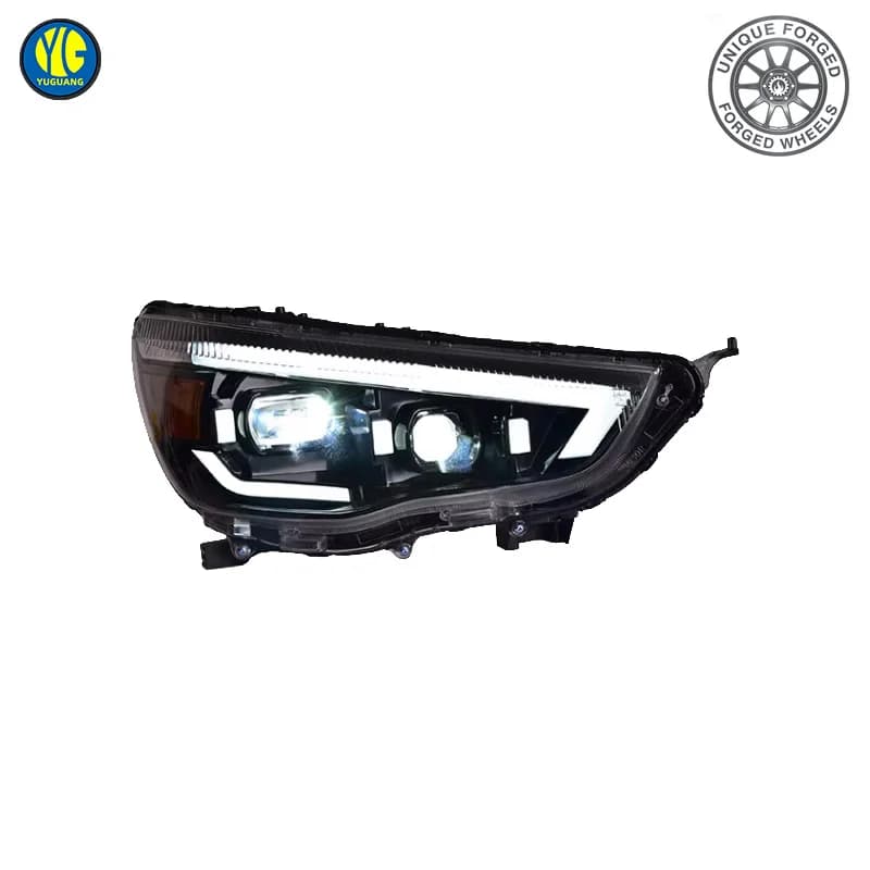 26 Style For Mitsubishi ASX 2013 2014 2015 2016 New LED Headlights Upgraded Front Lamp With DRL 12V High Quality Lens Projector